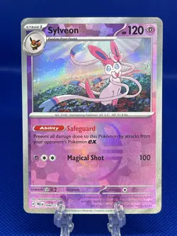 Pokemon TCG Sylveon 040/131 MASTERBALL S&V Prismatic Evolutions Holo 2025 NM - Image 1