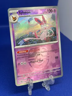 Pokemon TCG Sylveon 040/131 MASTERBALL S&V Prismatic Evolutions Holo 2025 NM - Image 5