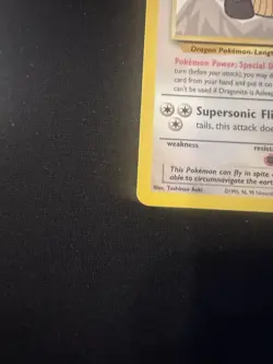 Pokemon Dragonite Wotc Promo 05/53 1999 90 HP Regular Stamped Supersonic Flight - Image 5