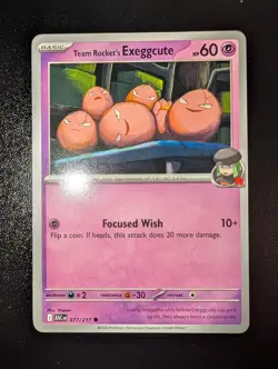 Team Rocket's exeggcute 077/217 Common ME: Ascended Heroes Pokemon Near Mint - Image 1