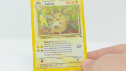Pokemon Raichu Fossil 14/62 Holo Unlimited MP - Image 3