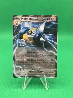 Melmetal ex 153/197 Pokemon Sv03: Obsidian Flames Holo - Image 1