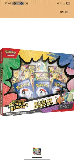 Pokemon TCG: Mega Evolution Ascended Heroes First Partners Deluxe Pin Collection - Image 2