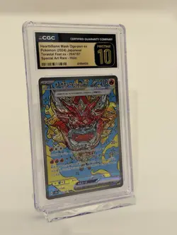 Hearthflame Mask Ogerpon ex SAR #204/187 - CGC Pristine 10 - Pokemon Japanese - Image 2