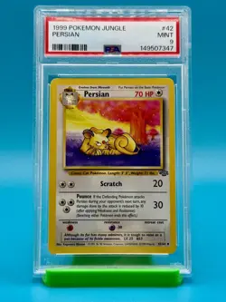 PSA 9 - 1999 Pokemon Jungle Persian #42 - Image 1