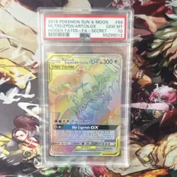 Pokemon 2019 Moltres Zapdos Articuno GX 69/68 Hidden Fates Secret PSA 10 - Image 1