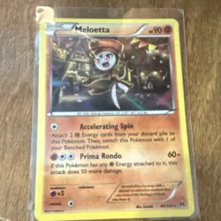 Pokemon Meloetta Breakthrough 85/162 Holo Rare English 2015 Psychic 90 HP - Image 1