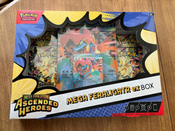 Pokemon TCG Ascended Heroes Mega Feraligatr Ex Box - Sealed In Hand Fast Ship - Image 1