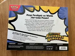 Pokemon TCG Ascended Heroes Mega Feraligatr Ex Box - Sealed In Hand Fast Ship - Image 2