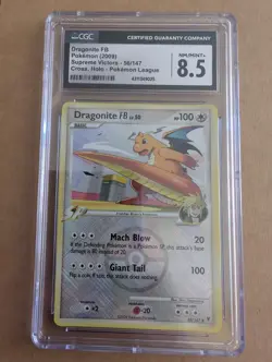 Pokemon TCG Dragonite [FB] Supreme Victors 56/147 Cross Hatch Holo - Image 1