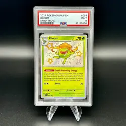 2024 Pokemon TCG Paldean Fates Gloom PSA 9 Shiny Rare 093/091 - Image 1