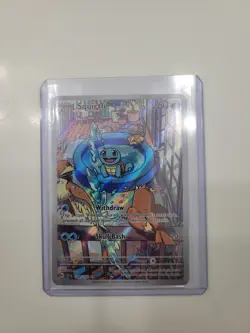 Pokemon Squirtle Illustration Rare Holo 148/142 Sv07: Stellar Crown - Image 1