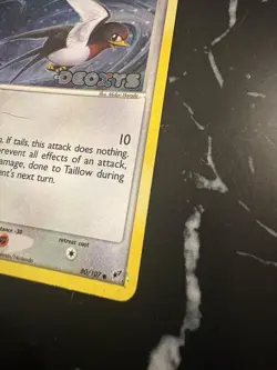 Pokemon TCG Taillow EX Deoxys 80/107 Reverse Holo Stamped - Image 2