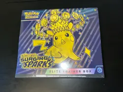Pokemon TCG: Surging Sparks Elite Trainer Box ETB Factory SEALED - Image 1