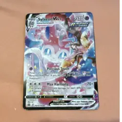 Pokemon Sylveon VMAX Ultra Rare Full Art Holo TG15/TG30 Trainer Gallery - Image 1