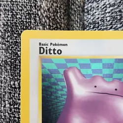 Pokemon Ditto Fossil 3/62 Holo Rare Basic 50 HP Unlimited Wizards 1999 - Image 2