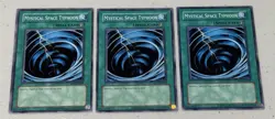 Yugioh TCG Retro Pack 2024 Mystical Space Typhoon x3 - Image 1
