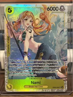 One Piece TCG - Nami EB03-053 Foil SR - The Heroines Edition NM - Image 1