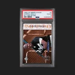 1995 Upper Deck Minor League Michael Jordan Overall Skills Card #5 PSA Mint 4 - Image 1