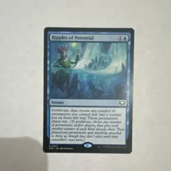 Ripples of Potential Commander Edge of Eternities Instant Rare Blue MTG 2023 - Image 1