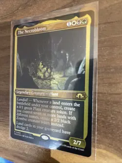 MTG The Necrobloom Modern Horizons 3 0492 Etched Foil Rare - Image 2