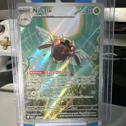 Pokemon Ninjask 137/132 Me01: Mega Evolution Illustration Rare Holo 80HP - Image 1