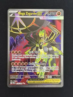 Pokemon Mega Zygarde ex 104/088 Me03 Perfect Order Ultra Rare Holo NM PACK FRESH - Image 1