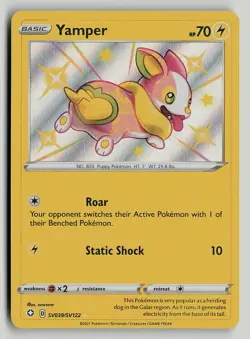 Yamper - Shining Fates: Shiny Vault (SHFSV) SV039 Pokemon - Image 1