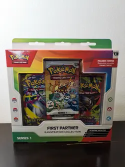 Pokemon TCG First Partner Illustration Collection Box Series 1 - Factory Sealed - Image 1