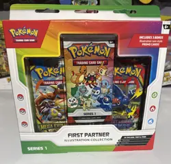 Pokemon TCG First Partner Illustration Collection Box Series 1 Sealed New - Image 1