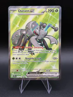 2024 Pokemon Durant ex 215/191 Sv08: Surging Sparks Holo Full Art - Image 1