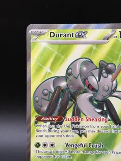 2024 Pokemon Durant ex 215/191 Sv08: Surging Sparks Holo Full Art - Image 2