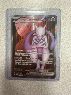 Team Rocket's Mewtwo - 213/182 Destined Rivals Full Art Pokemon💥 SUPER CLEAN 💥 - Image 1