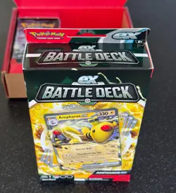 Pokemon TCG - Ampharos ex Battle Deck and 2 Booster Pack Bundle - New & Sealed - Image 2