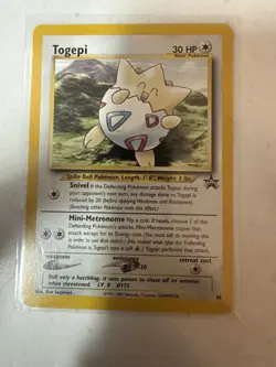 Togepi 30/53 Wotc Promo Promo Regular Basic Pokemon Card HP 30 English - Image 1