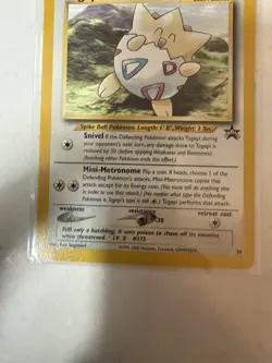 Togepi 30/53 Wotc Promo Promo Regular Basic Pokemon Card HP 30 English - Image 3