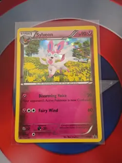 Pokemon Sylveon XY04 Promo Holo Black Star Collection - Image 1