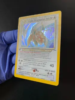 POKEMON LIGHT DRAGONITE HOLO 14/105 NEO DESTINY 1A PRIMA EDIZIONE ITALIAN ITA GD - Image 3