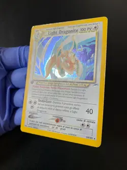 POKEMON LIGHT DRAGONITE HOLO 14/105 NEO DESTINY 1A PRIMA EDIZIONE ITALIAN ITA GD - Image 4