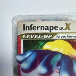 2007 Pokemon Diamond & Pearl Black Star Promos Infernape LV.X #DP10 NM - Image 2
