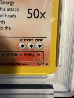 2000 POKEMON ROCKET #4 DARK CHARIZARD-HOLO PSA 5 - Image 3