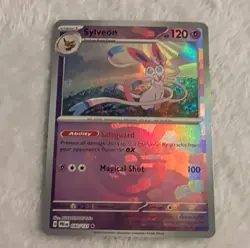 Pokemon TCG Sylveon (Poke Ball Pattern) 40/131 SV: Prismatic Evolutions Holo - Image 1