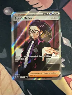 Pokemon TCG: Ascended Heroes Boss's Orders Corbeau 256/217 Full Art Ultra Rare - Image 1