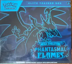 Pokemon Mega Evolution Phantasmal Flames Elite Trainer Box Charizard Gengar - Image 1