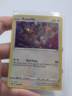 Bunnelby SWSH082 Holographic Black Star Promo Pokemon TCG Near Mint - Image 1