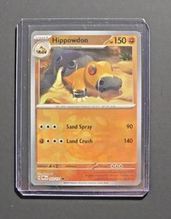 Pokemon Prismatic Evolutions Hippowdon Masterball Holo 053/131 Textured - Image 3