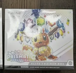 Pokemon TCG Prismatic Evolutions ETB Elite Trainer Box New Sealed See Pics Desc - Image 1