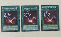 Yugioh TCG Retro Pack 2 Reprint Premature Burial x3 - Image 1