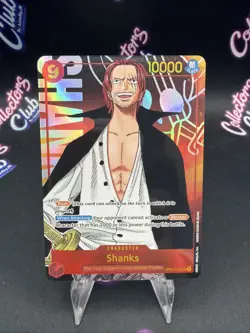 One Piece Shanks OP01-120 Alt Art SEC Romance Dawn Four Emperors English - Image 1