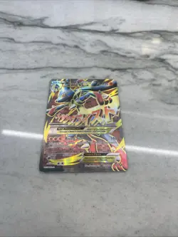M Lucario EX 55a/111 Furious Fists Holo Full Art Ultra Rare Card Damaged - Image 2